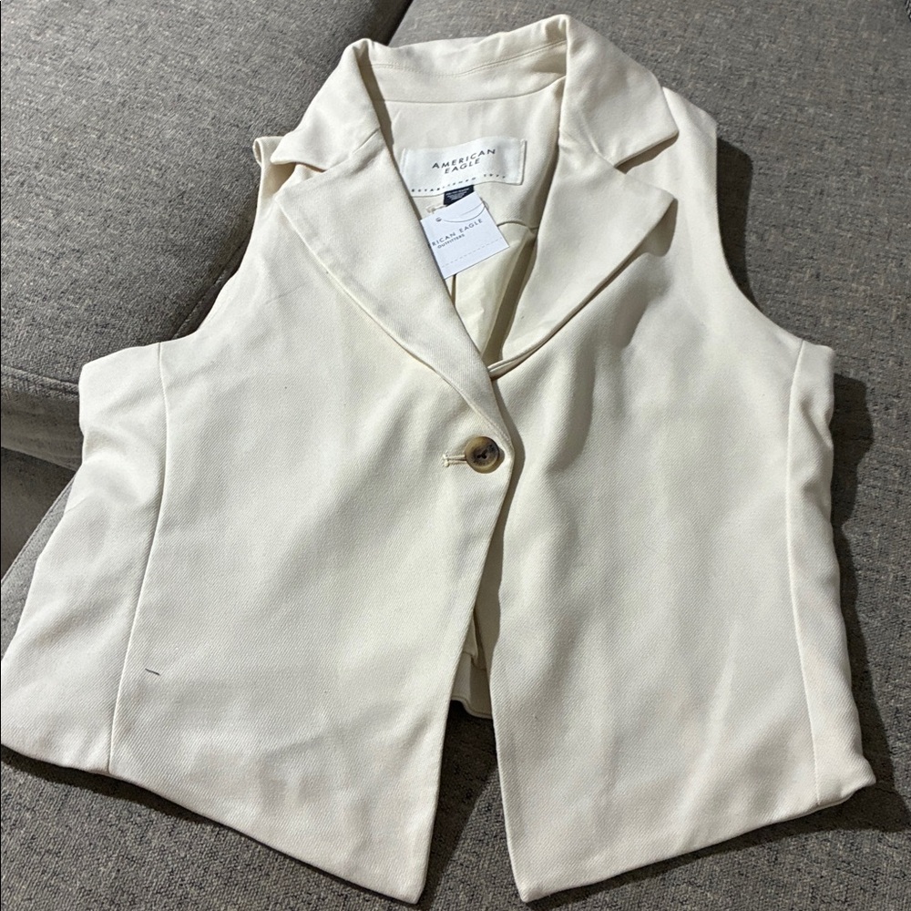 American Eagle Outfitters Cream Top